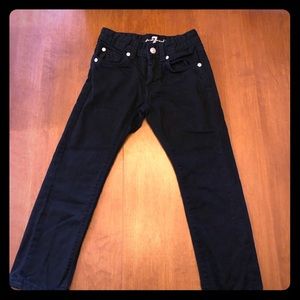 Boys 7 For All Mankind Slimmy Jeans, Size 5, Black